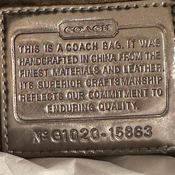 Authentic Coach Poppy Gold 2in1 Style Satchel bag - Picture 12 of 13